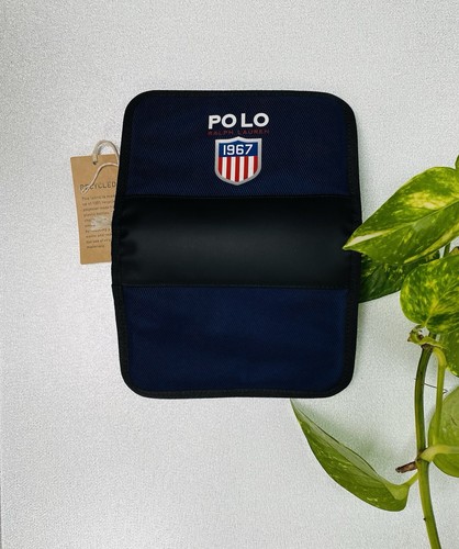 Polo Ralph Lauren Mens/Unisex Wallets Navy Blue With 1976 Crest Flag. Brand New - Picture 7 of 9