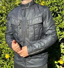 Perfecto By Schott Limited Leather Bomber Aviator Light Jacket Size L