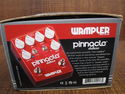 WAMPLER PINNACLE Deluxe V2 Overdrive Pedal British style distortion NEW
