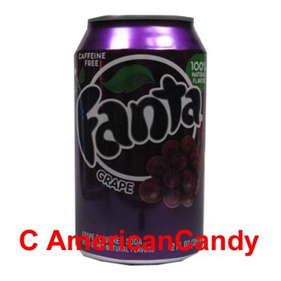 Weintrauben-Fanta:  24x 355ml Fanta Grape USA Import Softdrink (4,69 /l)