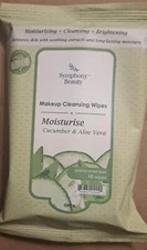Makeup Cleansing Wipes 5 packs 50 wipes Moisturise Cucumber & Aloe Vera