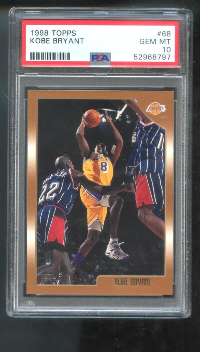 1998-99 Topps 68 Kobe Bryant PSA 10 Graded Basketball Card