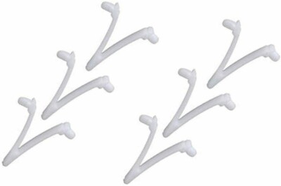 Butterfly Clip V-Clip for Pool Spa Brush, Leaf Rake, Leaf Skimmer, Vacuum 6-Pack