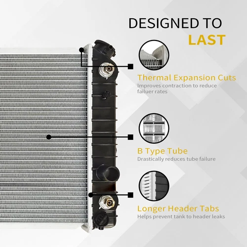 MT Radiator for Chevrolet Sprint 1.0L 1989-1991 Geo Metro 1.0L 1.3L 1992-1994 - Picture 2 of 4