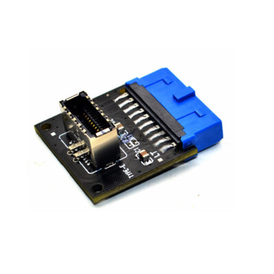 XT-XINTE USB3.1 Front Panel Socket USB 3.0 19P to TYPE-E 20P Extension Adapter