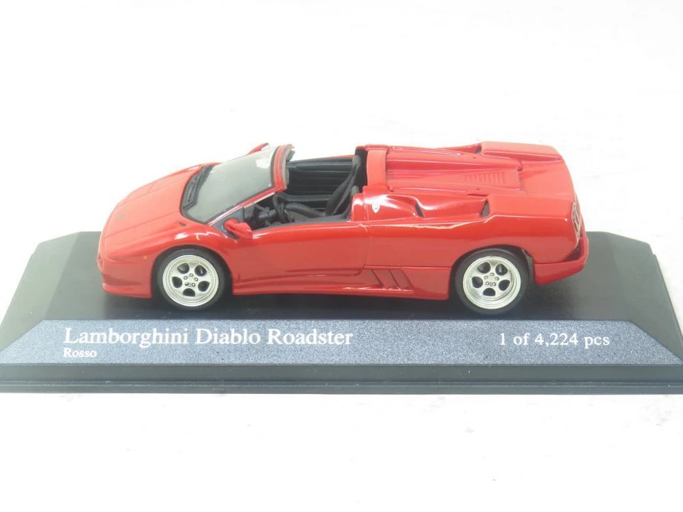 Minichamps 400 103580 Lamborghini Diablo Roadster 1994 Red 1.43 Scale Boxed - Image 2 of 4