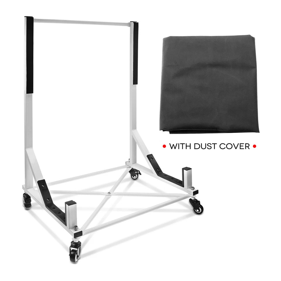 Carro de almacenamiento de techo rígido blanco con cubierta antipolvo para Chevrolet Corvette Mazda Miata Foto 2 de 4