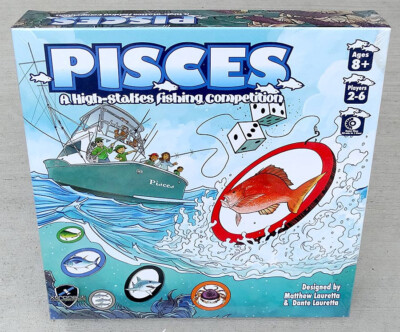 Pisces Board Game A High-Stakes Fishing Competition Xtronaut NIB Kickstarter NEW