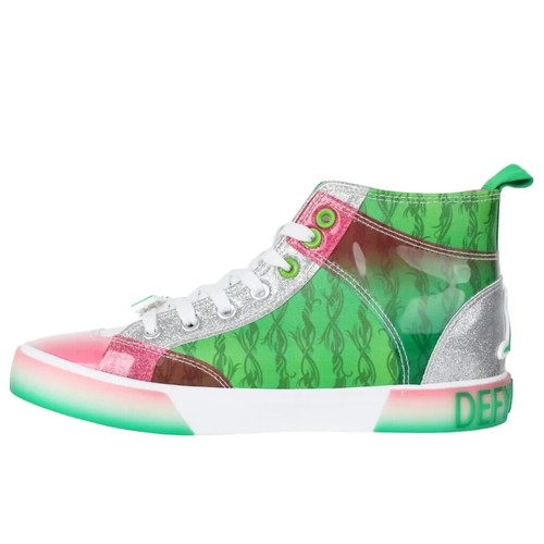 Wicked Women's SIZE 8 High Top Sneakers Color:Green Pink NEW - Picture 22 of 24