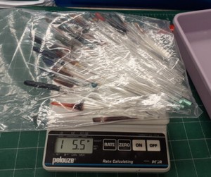 About 1# 5 Ounces Borosilicate Glass Mixed Rod Shorts Glassblowing Lampworking