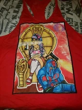 Mens xl bodybuilding tank top w/ Cobra Smoking Girl  Gi-joe & Cobra Commander 
