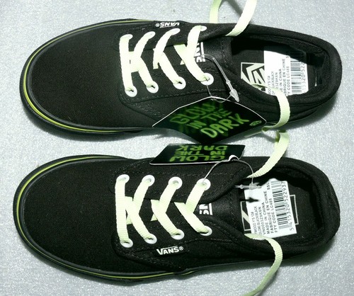 Vans Atwood GLOW Y'S Canvas Schuhe Sneaker Boots 31 UK13 Black Neongrün LC485 - Bild 3 von 12