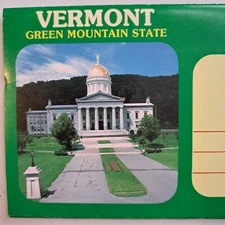 VERMONT GREEN MTN Postcard FOLD OUT SOUVENIR FOLDER 12 VIEWS PHOTO BOOK 4"x6"