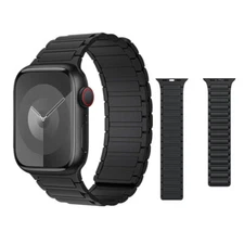 Apple Watch Band, Magnetic Link Silicon Strap For iWatch Ultra 2 49mm 46mm 45mm