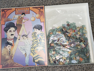 Vintage Charlie Chaplin Puzzle 9071 Super Stars Ermes Miceli New