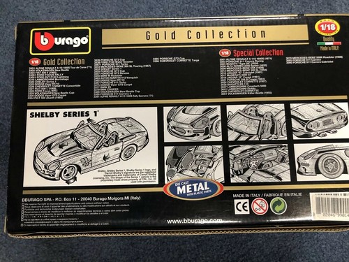 Die Cast 1/18 Shelby Series 1 Convertible Burago 1999 - Picture 4 of 10