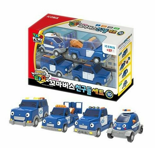 Little Bus TAYO Friends Special Set No.10 Mini car (Kan,Lecky,Ricky,Tweet) Toy - Picture 2 of 7
