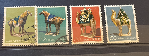 1961 VR CHINA MiNr. 608-615 Altchinesische Keramik S46 - Bild 2 von 2