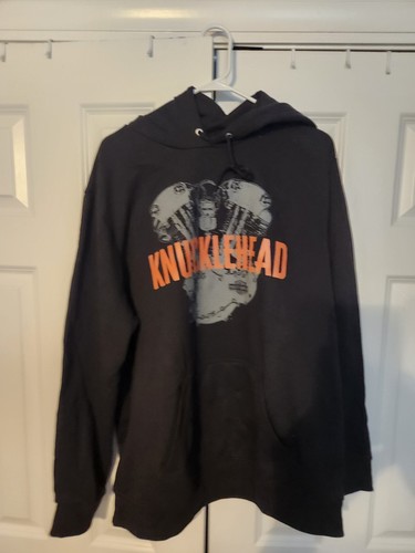 Harley Davidson Black Hoodie Knucklehead Size xl - Picture 2 of 4