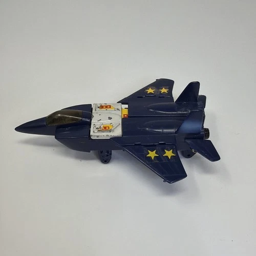 Vintage 1985 Bandai Gobots MR-25 Leader 1 Blue Fighter Jet