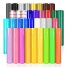 35 Pack Permanent Adhesive Vinyl Bundle Permanent Vinyl for Cricut 12 × 12 Self