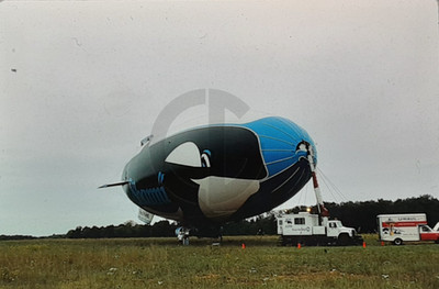 SeaWorld Orca @ Hot Air Balloon Festival, Battle Creek MI?: 1990's 35mm Slide