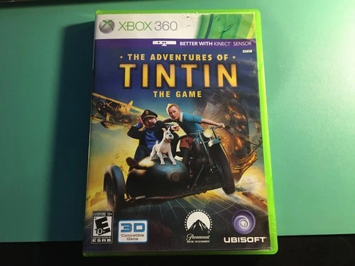 The Adventures of Tintin: The Game Xbox 360 complete in box