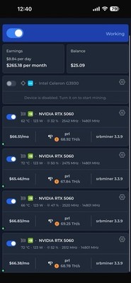 PearlHash Gpu Mining Rig With Or Without Gpu