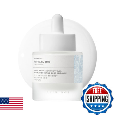 SKIN1004 Matrixyl 10% Boosting Shot Ampoule, Hyaluronic Acid Serum for Face, Fac