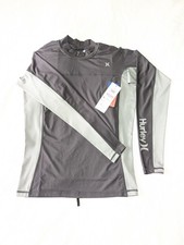 Hurley Kai Lenny Paddle Series Rashguard Top Surf Vest M Medium Grey