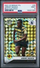 1384 Jeremy Ngakia 2021 Panini Mosaic Premier League #45 Reactive Gold RC PSA 9