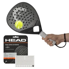 Padel Racket Pro Spin Strips ? Enhance Spin & Control on Padel Balls ? Fits All