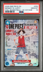 Monkey.D.Luffy P-055 College Basketball US Voyage Promo