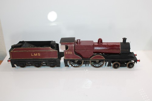7mm O Gauge LMS Midland 4-4-0 Maroon 999 Scratch Built Brass Loco - For Repair - Picture 5 of 14