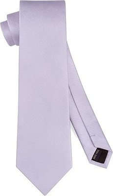 HISDERN einfarbige Herrenkrawatte 8,5 cm formell klassisch Hochzeit rosa NEU