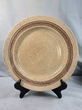 5 Vintage Churchill Homespun Stonecast Cottage Dinner Plates 1970s ENGLAND   105