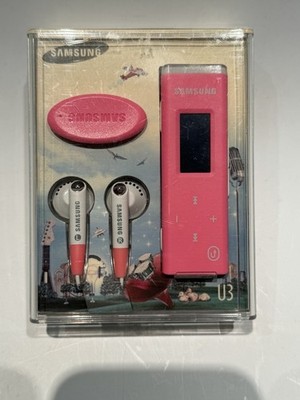 Samsung MP3 Player 1GB Pink UKW RDS Radio Voice Recorder