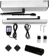 Smart RFID Automatic Pet Door Opener for Cats and Dogs - Silver