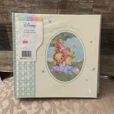 Retired Disney Baby Winnie the Pooh Photo Album Stepping Stones 200 4x6 Photos