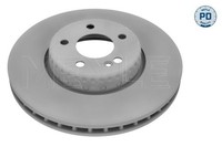 2X Meyle 083 521 1011/PD Bremsscheibe Vorne L/R Passt Zu: Mercedes C (A205), C (