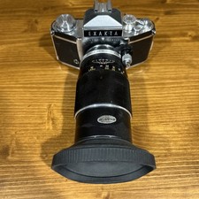 Ihagee Exakta VX35mm film camera Accura Diamatic Auto 200mm f/3.5 telephoto lens
