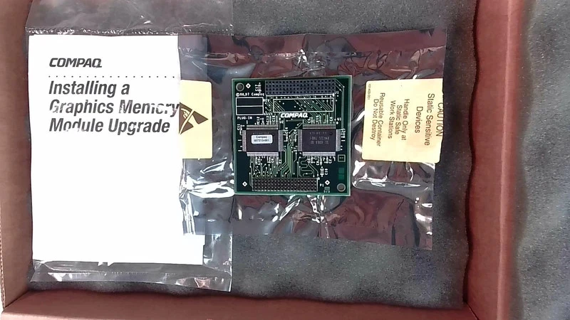 270834-B21 compaq / hewlett packard / hp S3V3 2MB sgram video upgrade a - Image 3 of 4