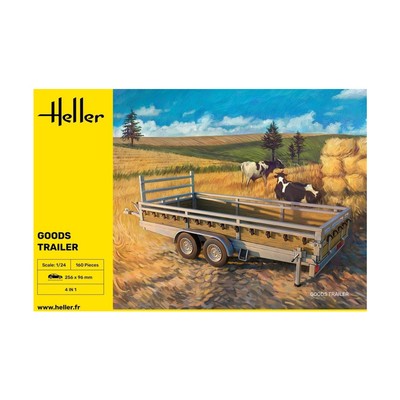 Heller Historical Model 1:24 Goods Trailer New