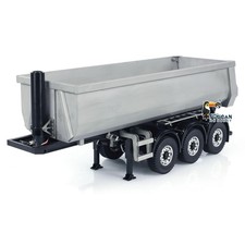 Metal 1/14 3 Axles Hydraulic RC Dump Trailer for Remote Control Tractor Trucks