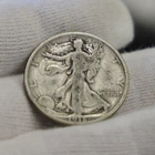 1918 US Walking Liberty VG (Cleaned)