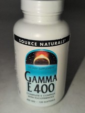 Source Naturals Dietary Supplement Gamma E 400 Complete E Complex with Tocotrien
