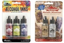 Ranger Tim Holtz Adirondack Alcohol Ink Bundle - Farmers Market Ink Set and...