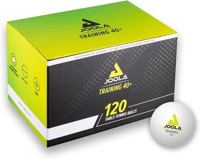 JOOLA 120 Tischtennisbälle Training weiss 40+, Tischtennis TT Table Tennis Ball