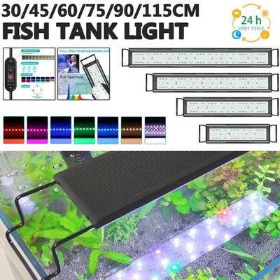 M MUNCASO Aquarium Light Over-Head 24/7 Timer Full Spectrum LED Fish Tank Marmine