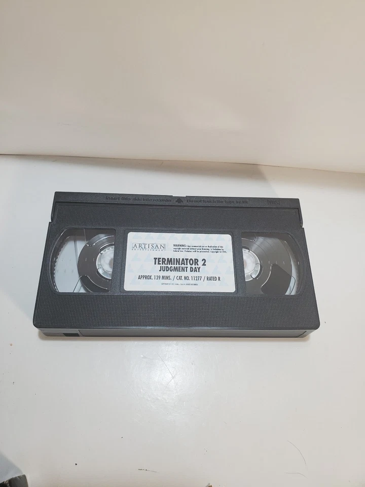 Terminator 2: Judgment Day VHS Holographic Box Design Action Sci-Fi Classic - Image 3 of 3